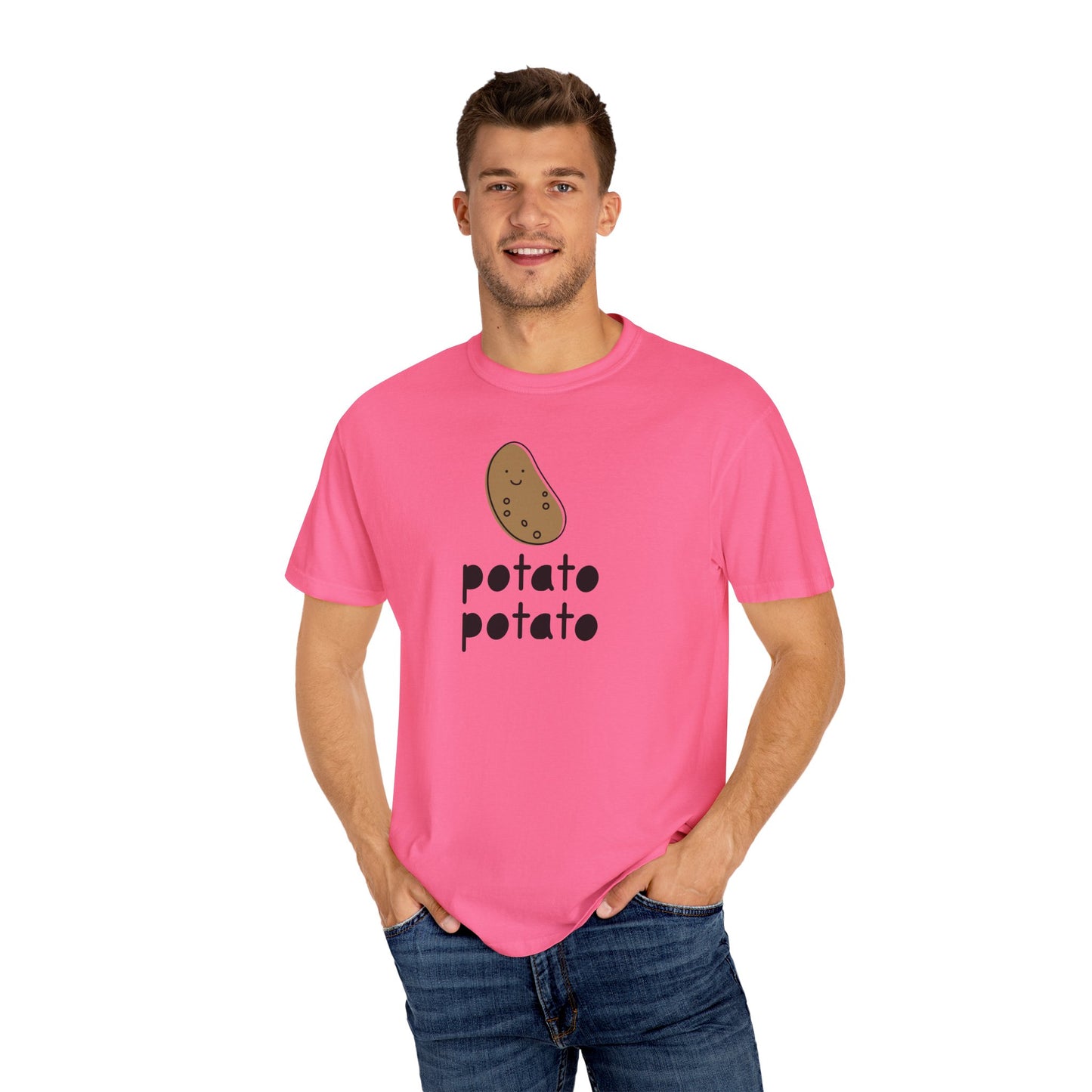 Funny Potato Graphic T-Shirt | Unisex Humor Tee, Cute Food Shirt, Casual Wear, Gift for Foodies, Quirky Apparel