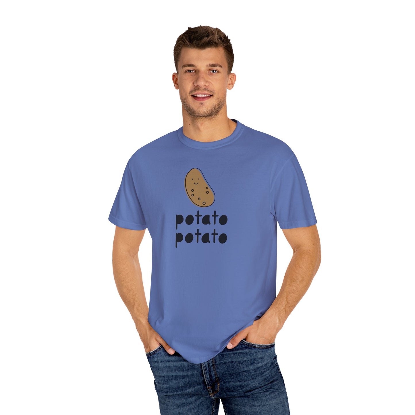 Funny Potato Graphic T-Shirt | Unisex Humor Tee, Cute Food Shirt, Casual Wear, Gift for Foodies, Quirky Apparel