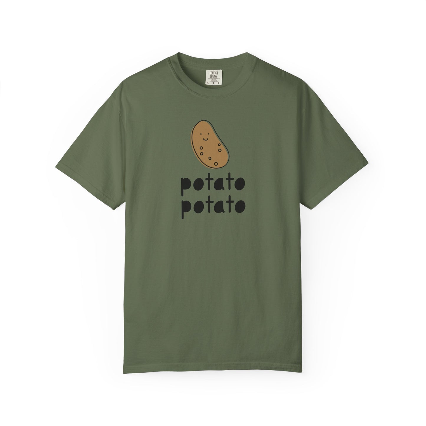 Funny Potato Graphic T-Shirt | Unisex Humor Tee, Cute Food Shirt, Casual Wear, Gift for Foodies, Quirky Apparel