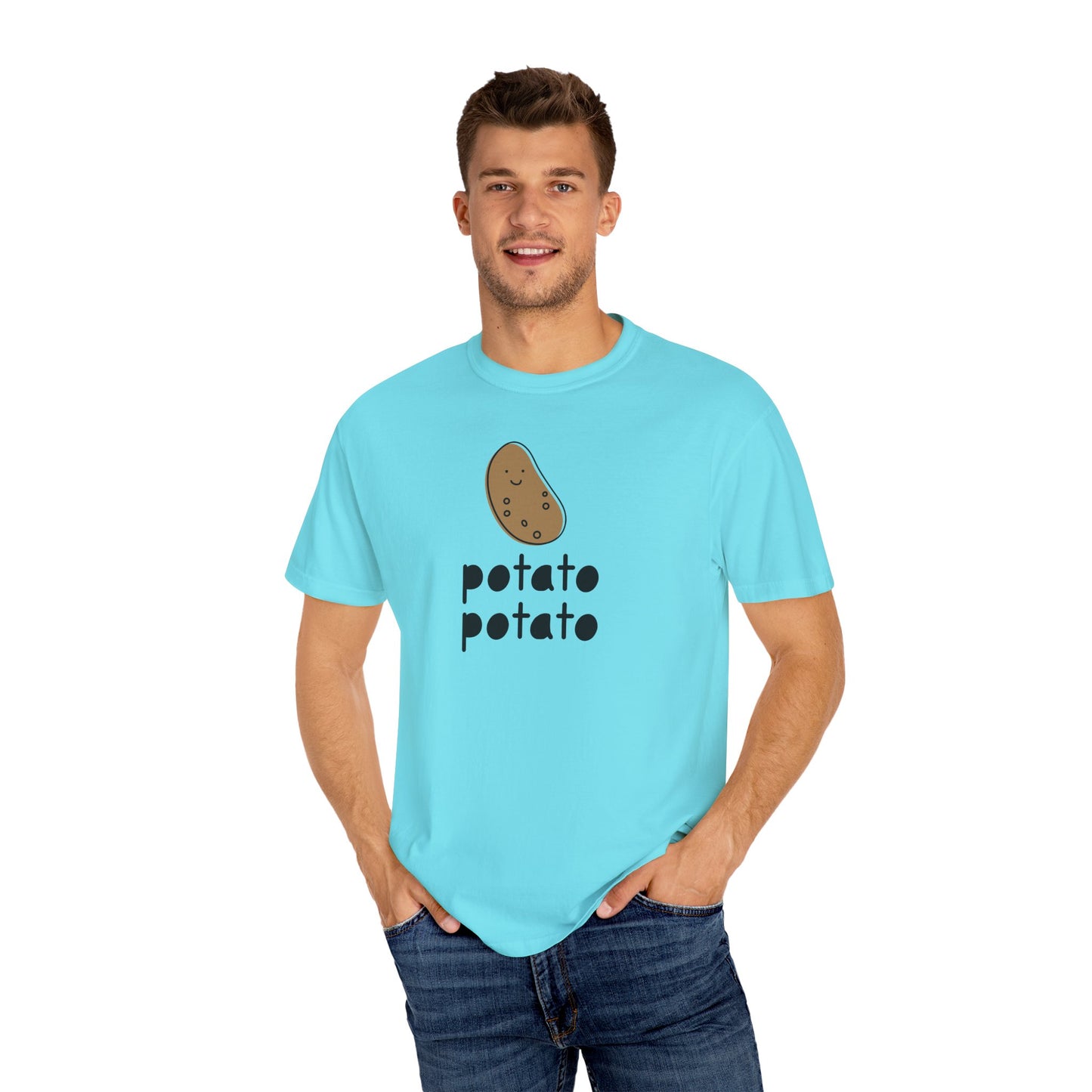 Funny Potato Graphic T-Shirt | Unisex Humor Tee, Cute Food Shirt, Casual Wear, Gift for Foodies, Quirky Apparel
