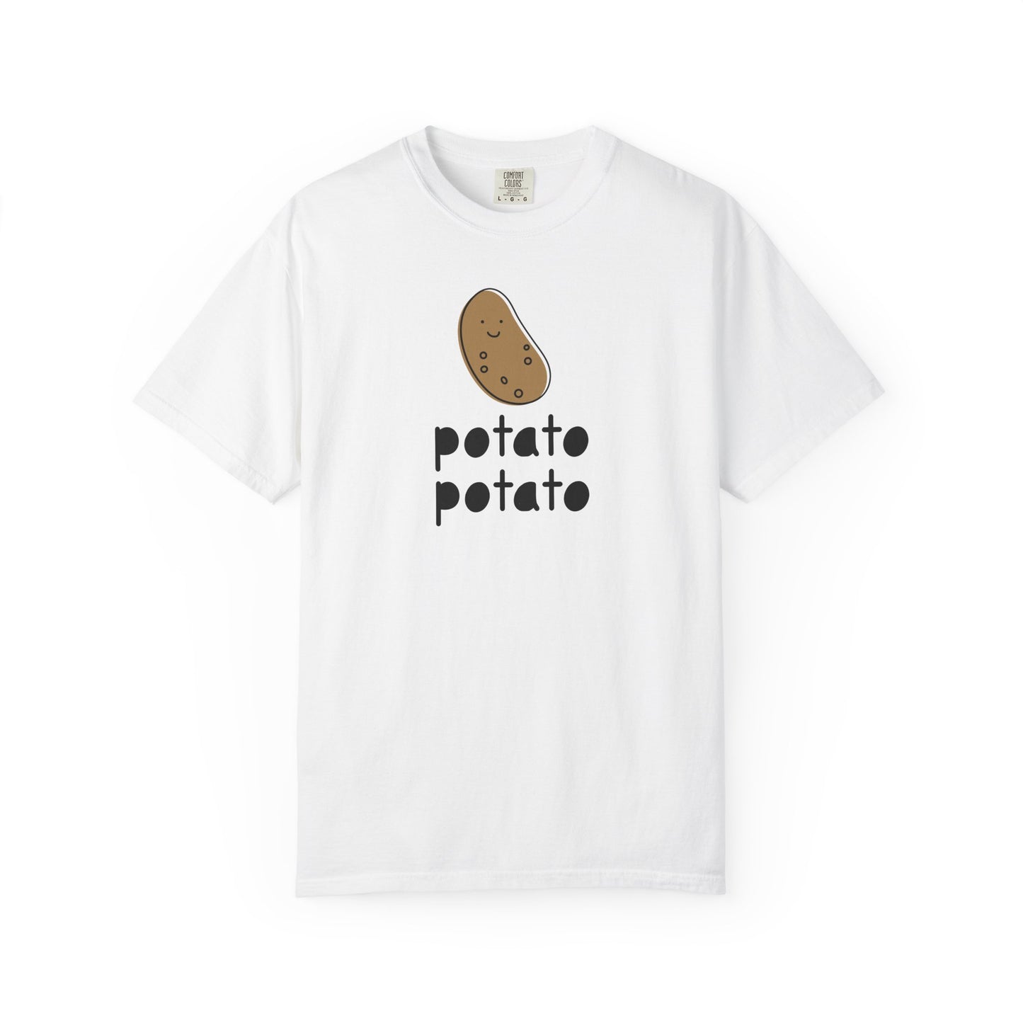 Funny Potato Graphic T-Shirt | Unisex Humor Tee, Cute Food Shirt, Casual Wear, Gift for Foodies, Quirky Apparel
