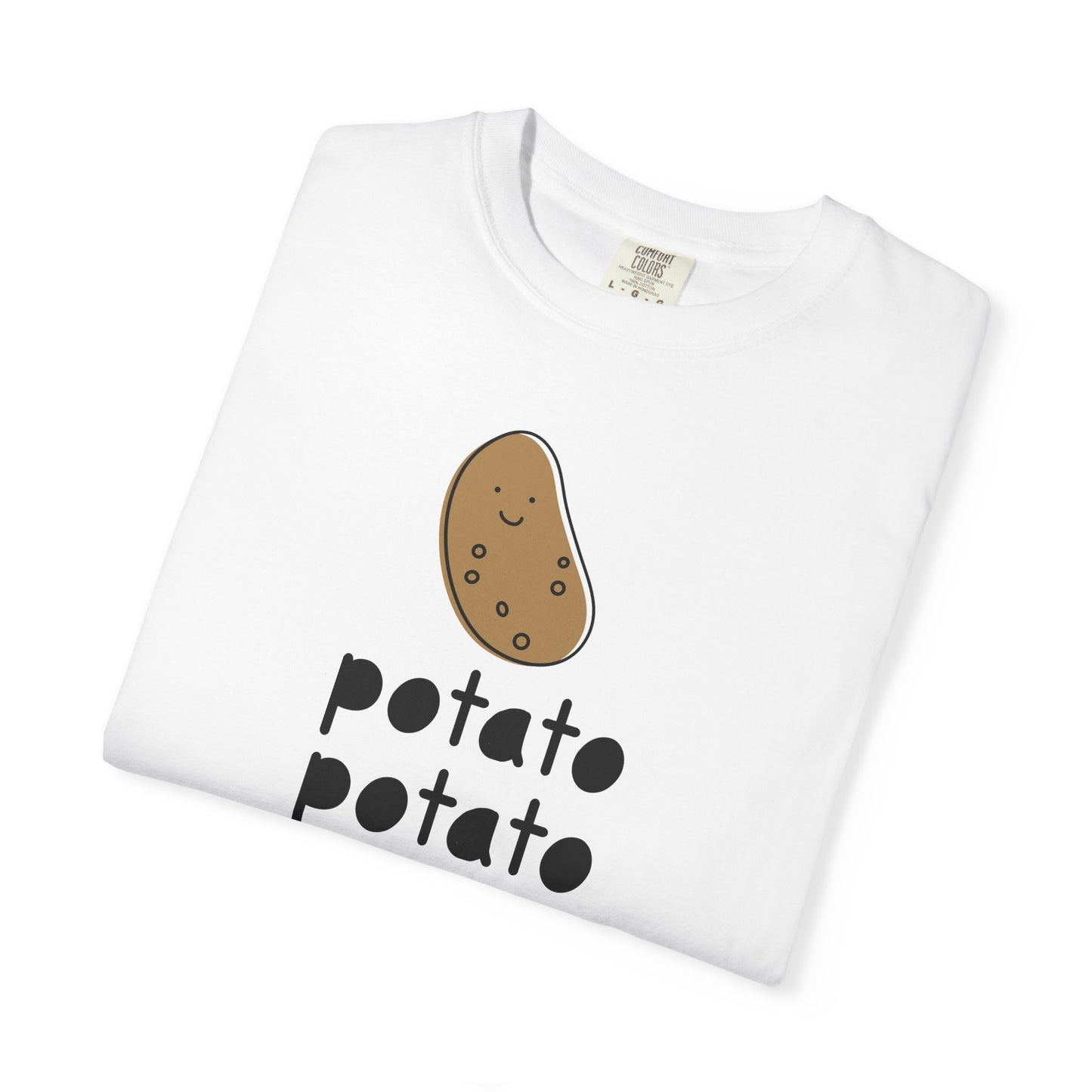 Funny Potato Graphic T-Shirt | Unisex Humor Tee, Cute Food Shirt, Casual Wear, Gift for Foodies, Quirky Apparel